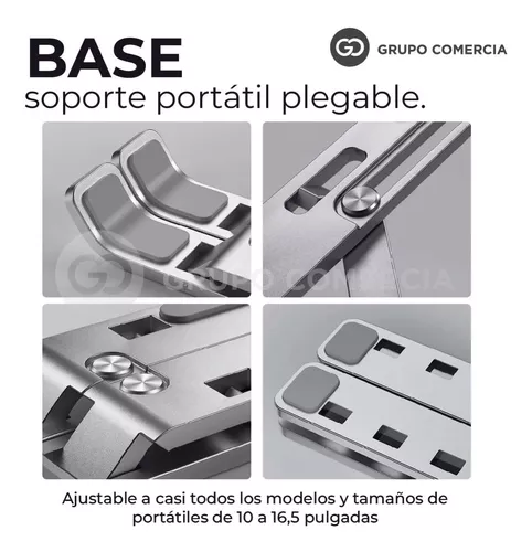 Base Para Pc Laptop Soporte Aluminio
