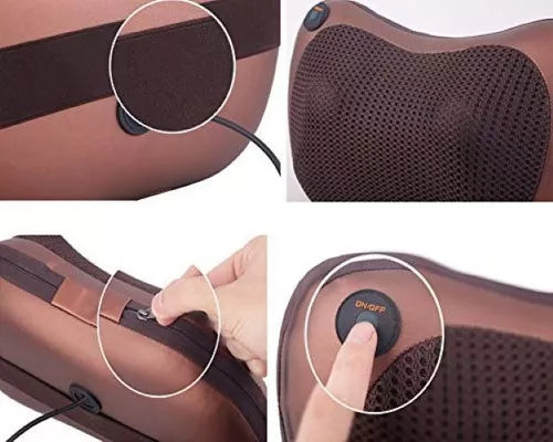 MASAJEADOR ALMOHADA CUELLO ESPALDA ETC