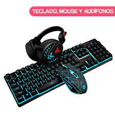 COMBO GAMER TECLADO MOUSE AUDIFONOS