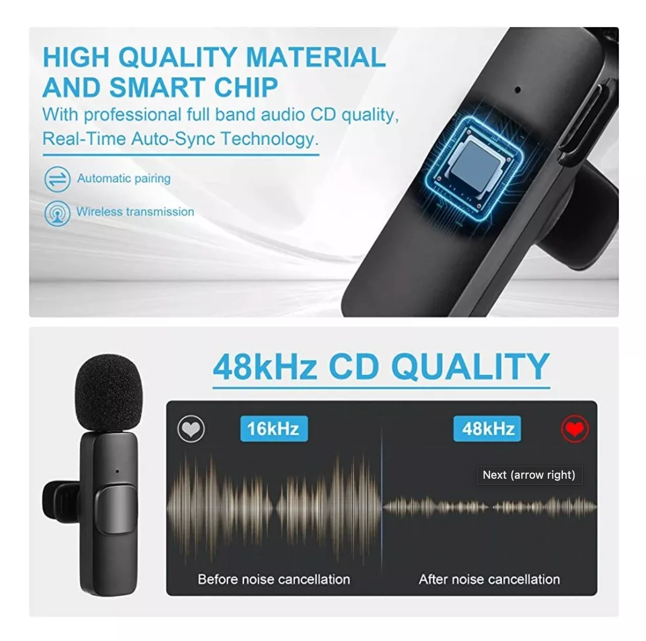 Microfono Inalambrico - 2 MIC