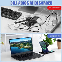 Cargador Inalámbrico 3 En 1 Compatible C